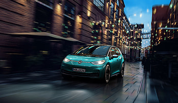 Compact car, Volkswagen ID.3 HD wallpaper