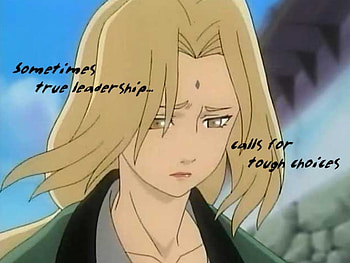 Tsunade, sad, outside, anime, cute, girl HD wallpaper