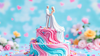 Stunning Wedding Cake in Ultra, wedding cake, Pastel Color, celebration, dessert HD wallpaper