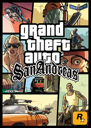 Rockstar Logo, Grand Theft Auto: San Andreas HD phone wallpaper
