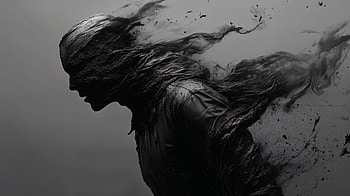 Void Walker: A Stunning Sci-Fi, Sci Fi, Void Walker, silhouette, Abstract, dark HD wallpaper