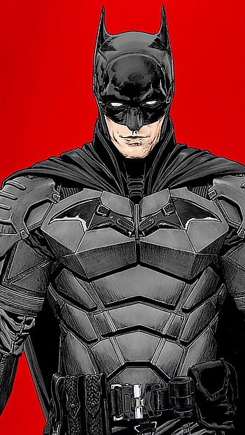 The Batman Posters 2022, Red Background HD phone wallpaper