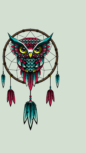 Owl Bird Dreamcatcher - Tap to see more beautifully creative dreamcatcher ! HD phone wallpaper