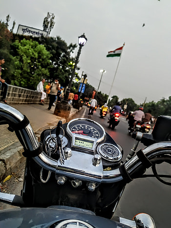 Bullet, motorcycle, sky HD phone wallpaper