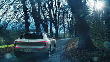 Renault Symbioz prototype, Futuristic concept car HD wallpaper