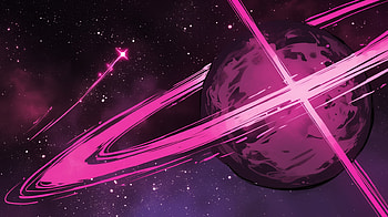 Purple Planet: A Stunning of the Universe, space, purple, planet, universe HD wallpaper