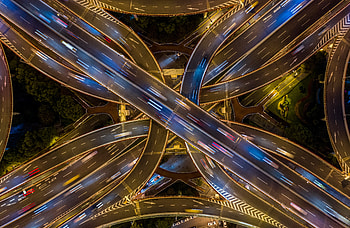 Cross Roads Highway , highway, road, graphy, way, crossroads HD wallpaper