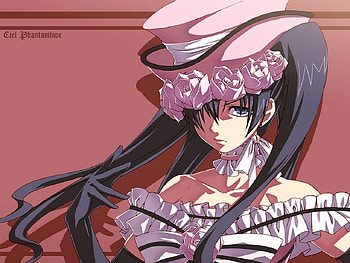 Kuroshitsuji (Black Butler), pink, kuroshitsuji, black butler HD wallpaper