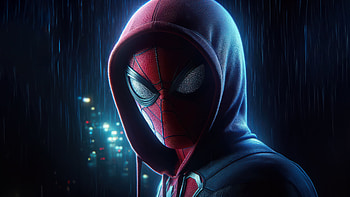 Miles Morales Galactic, spiderman, miles-morales, superheroes, artwork, digital-art, ai, deviantart HD wallpaper