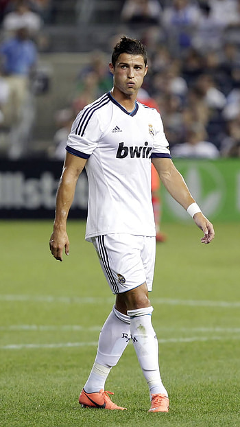 Cristiano Ronaldo: Real Madrid's Iconic Football, Real Madrid C.F., Cristiano Ronaldo, Sports HD phone wallpaper