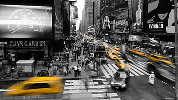 amazing of midtown manhattan, street, traffic, , city HD wallpaper