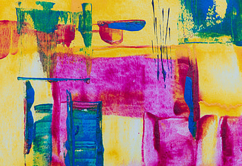 Abstract, Multicolored, Motley, Paint, Canvas, Smears, Strokes HD wallpaper