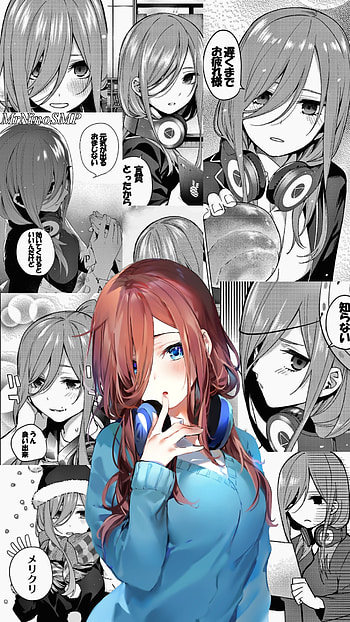 Miku nakano, Go toubun no hanayome, Anime, Manga HD phone wallpaper