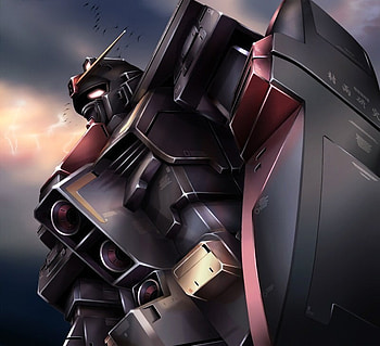 Gundam MK II, mobile suits, shield, black, ms, jerid messa, anime, mecha, gundam, red, game HD wallpaper