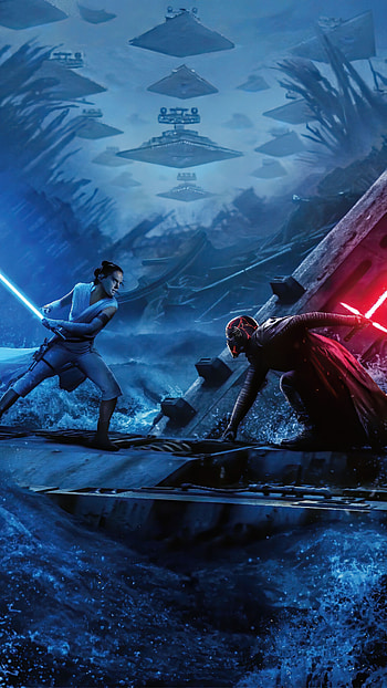 Lightsaber Kylo Ren HD phone wallpaper