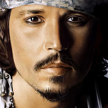 Johnny Depp, actor, face, hero HD wallpaper