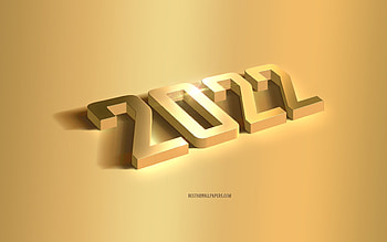 2022 New Year, golden 3d letters, Happy New Year 2022, golden background, 2022 concepts, 2022 golden background, 2022 3d background HD wallpaper