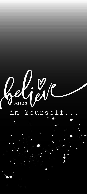Believe, art, monochrome HD phone wallpaper