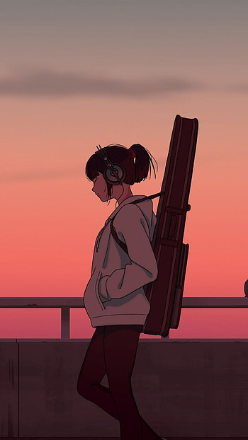 Sad Aesthetic Anime Girl HD phone wallpaper