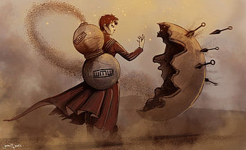 Gaara, Kazekage, Sand bag HD wallpaper