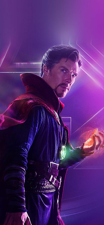 Avengers-themed Doctor Strange artwork, Vibrant and colorful, Marvel hero design, CoPapers. co HD phone wallpaper