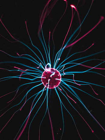 Abstract, Wavy, Ball, Glow HD phone wallpaper