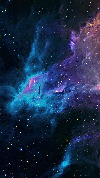 Galaxy Aesthetic, Blue HD phone wallpaper