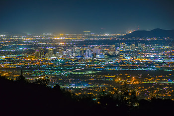 Phoenix Skyline, Leader in bioscience, Innovative city, Exciting opportunities HD wallpaper