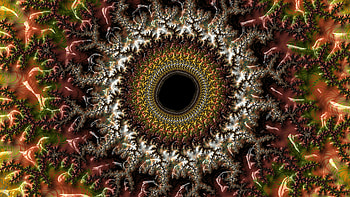 Trippy Psychedelic Fractal, colorful, colors, artistic, Abstract, fractal HD wallpaper