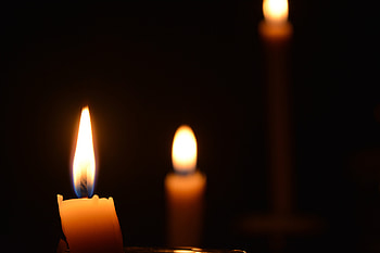 Fire, Dark, Darkness, Candle, Wick, Wax HD wallpaper