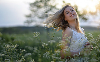 Gorgeous Face, cute, girl, blonde, pretty HD wallpaper