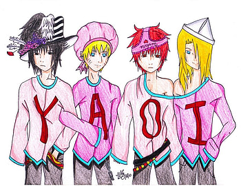Naruto Yaoi Pride, sasuke, pride, yaoi, naruto, sasori, deidara, funny HD wallpaper