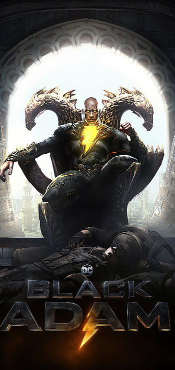 Black Adam, Superhero adventure, Dwayne Johnson, Powerful anti-hero HD phone wallpaper