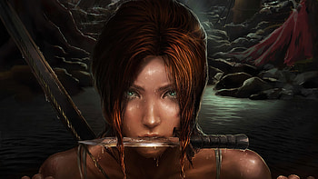 Tomb Raidergirl, tomb-raider, artwork, games, arstation HD wallpaper