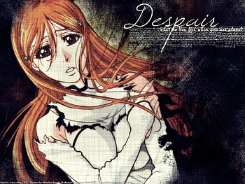 Despair, bleach, girl, anime, inoue HD wallpaper