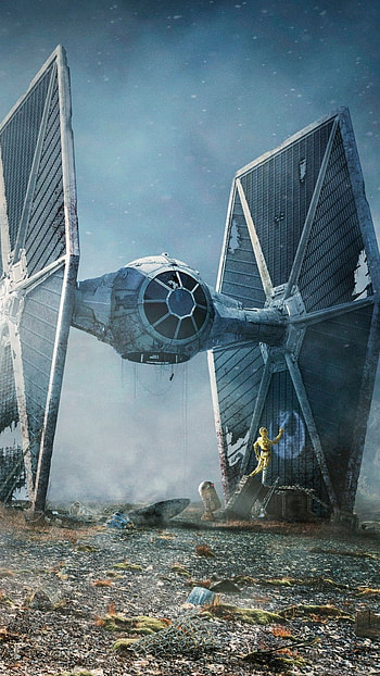 Star Wars, Tie Fighter HD phone wallpaper