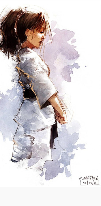 Karate girl, people_in_nature HD phone wallpaper