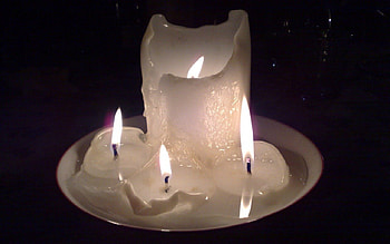 Candles, winter, nice, adwent HD wallpaper