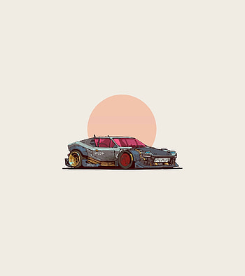 Classic, rugged car, minimal HD phone wallpaper