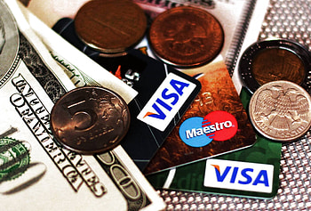 Cash and cards, Visa (Card) HD wallpaper