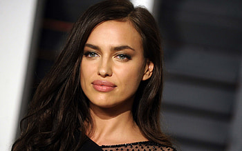 Irina Shayk, portrait, Russian actress, hoot, black dress, makeup, Russian model, Irina Shaykhlislamova HD wallpaper