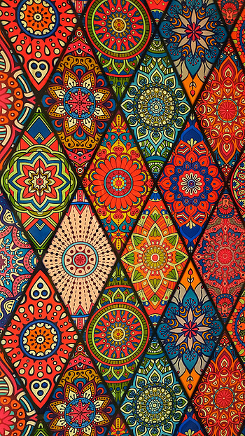 Colorful Patterns, color, colors HD phone wallpaper