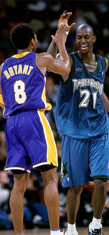 Kobe Bryant, Kevin Garnett HD phone wallpaper