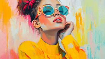Preppy Woman : A Stylish Touch for Your Space, woman, preppy, portrait, fashion, artistic HD wallpaper