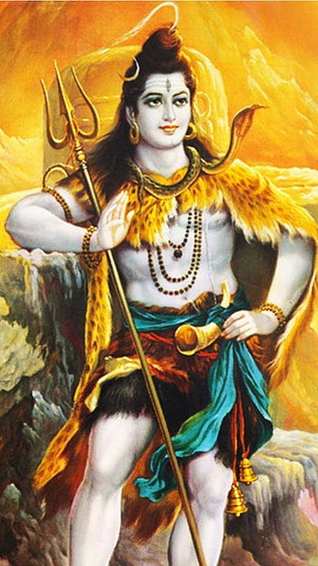 Best Lord Shiva, Beautiful, Yellow Background HD phone wallpaper
