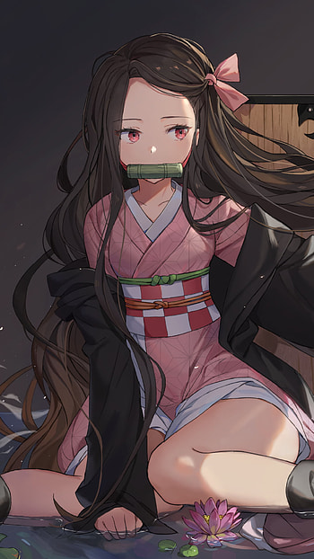 Nezuko Kamado — Demon Slayer , Nezuko Kamado, Anime, Demon Slayer: Kimetsu no Yaiba HD phone wallpaper