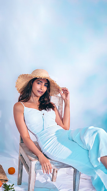 Pooja Hegde, sky HD phone wallpaper