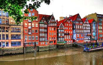 Building, , House, Architecture, Canal, Colors, Place, Waterway HD wallpaper