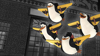Penguins of Madagascar — Flight Squad HD wallpaper