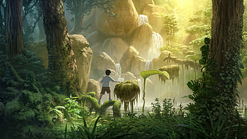 Anime Boy Nature Background Anime HD wallpaper